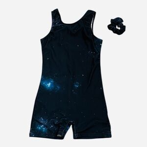 JESKIDS 150(10-11) Biketard Leotard shorts scrunchie